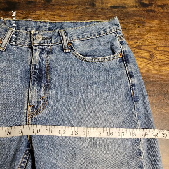 Levi's Jeans Tag 33x32 Measures 32x31 Straight Fit 514 Medium Wash Western - Picture 8 of 12